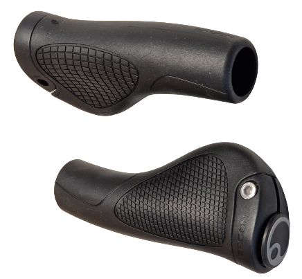 Gazelle Handvatset gp10 gp-1 ergon 130mm zwart grijs oem