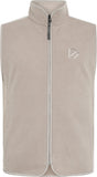 Didriksons tino usx vest unisex outdoorjas - ash brown