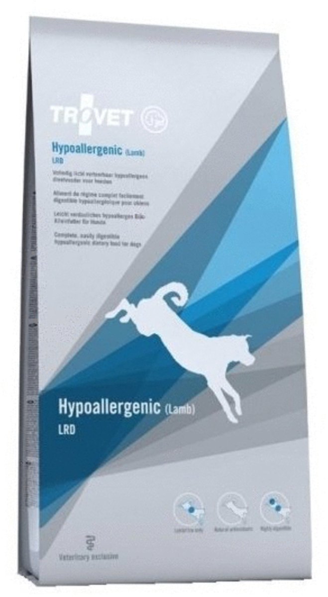 Trovet lrd hypoallergenic dog - hondendieetvoer - lam 10 kg