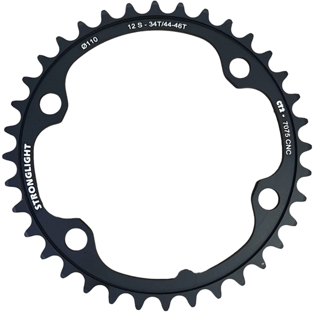 Stronglight chainring r71 81 92 34z.110 4l.12f.