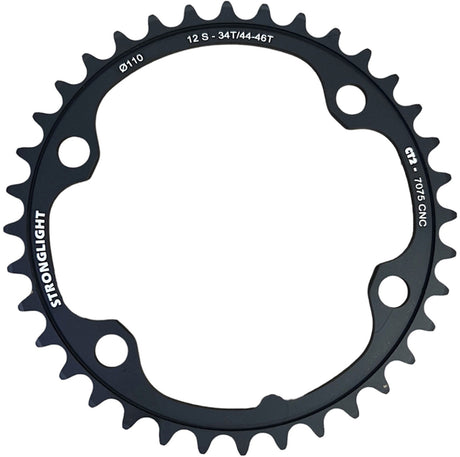 Stronglight chainring r71 81 92 34z.110 4l.12f.