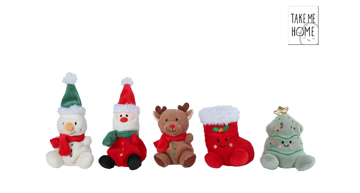 Special moments kerstfiguren pluche a5 15cm
