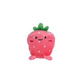 Fluffy menu groente en fruit pluche 9ass 12-14cm