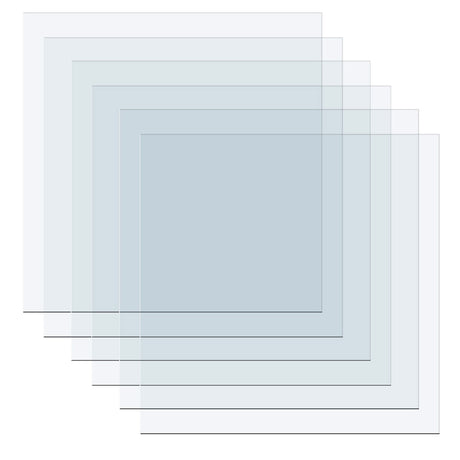 We r makers • 3d mold press clear plastic sheets 40pcs