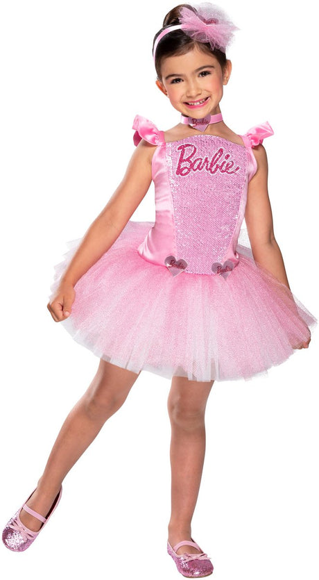Rubies - barbie ballerina deluxe (7-8 jaar) 122 128