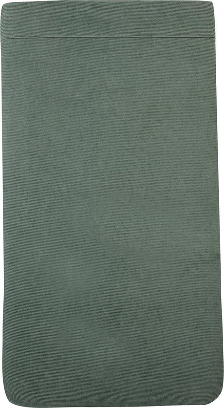 Witlof for kids ledikantdeken tuck-inn forest green velvet rib 60 x 120 cm