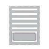 Sizzix • tim holtz thinlits die set stitched slots 2pcs