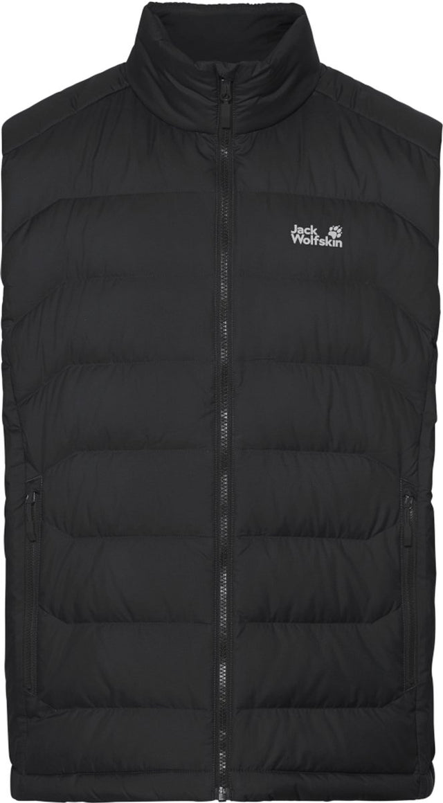 Jack wolfskin wild pass down vest m rds heren outdoorbodywarmer - black xl