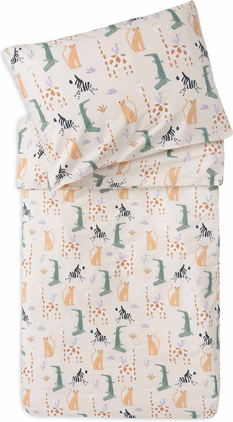 Jollein dekbedovertrek met sloop 100x140cm jungle jambo