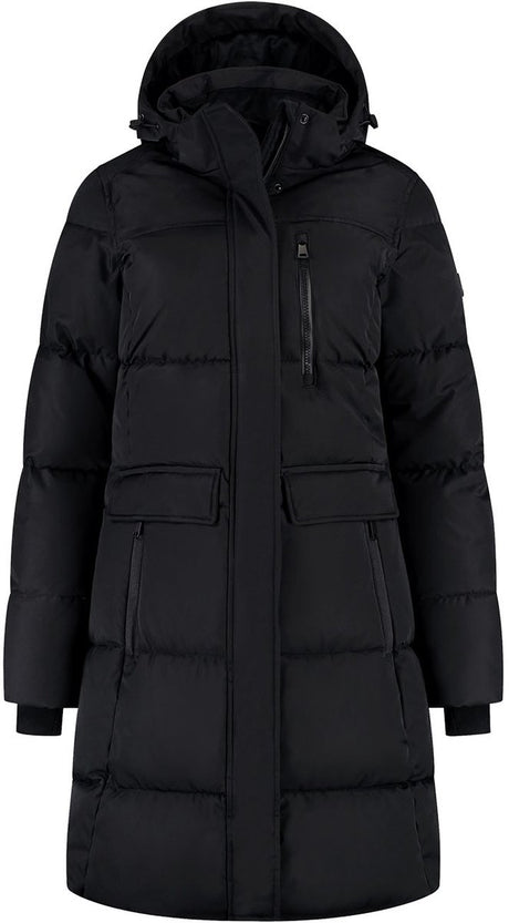 Kjelvik poppy dames outdoorjas - zwart 48
