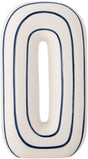 Bloomingville mae - vaas - blauw - keramiek