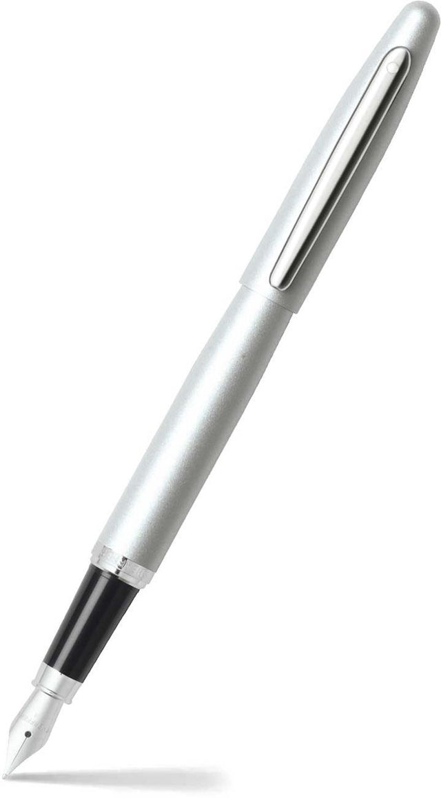 Sheaffer vulpen - vfm - zwart en zilver met chroom - penpunt m