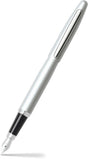 Sheaffer vulpen - vfm - zwart en zilver met chroom - penpunt m