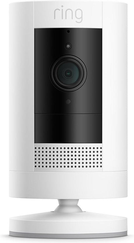 Ring stick up cam batterij - beveiligingscamera - draadloos - wit