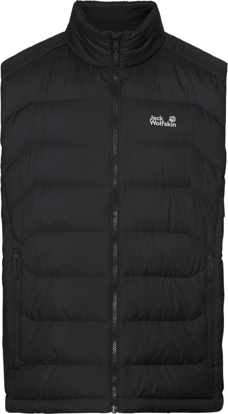 Jack wolfskin wild pass down vest m rds heren outdoorbodywarmer - black s