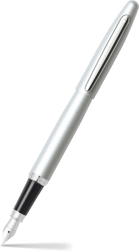 Sheaffer vulpen - vfm - zwart en zilver met chroom - penpunt m