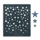 Sizzix • tim holtz thinlits die set falling stars 4pcs
