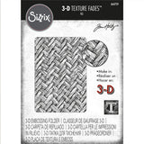 Sizzix • tim holtz 3-d texture fades embossing folder intertwined