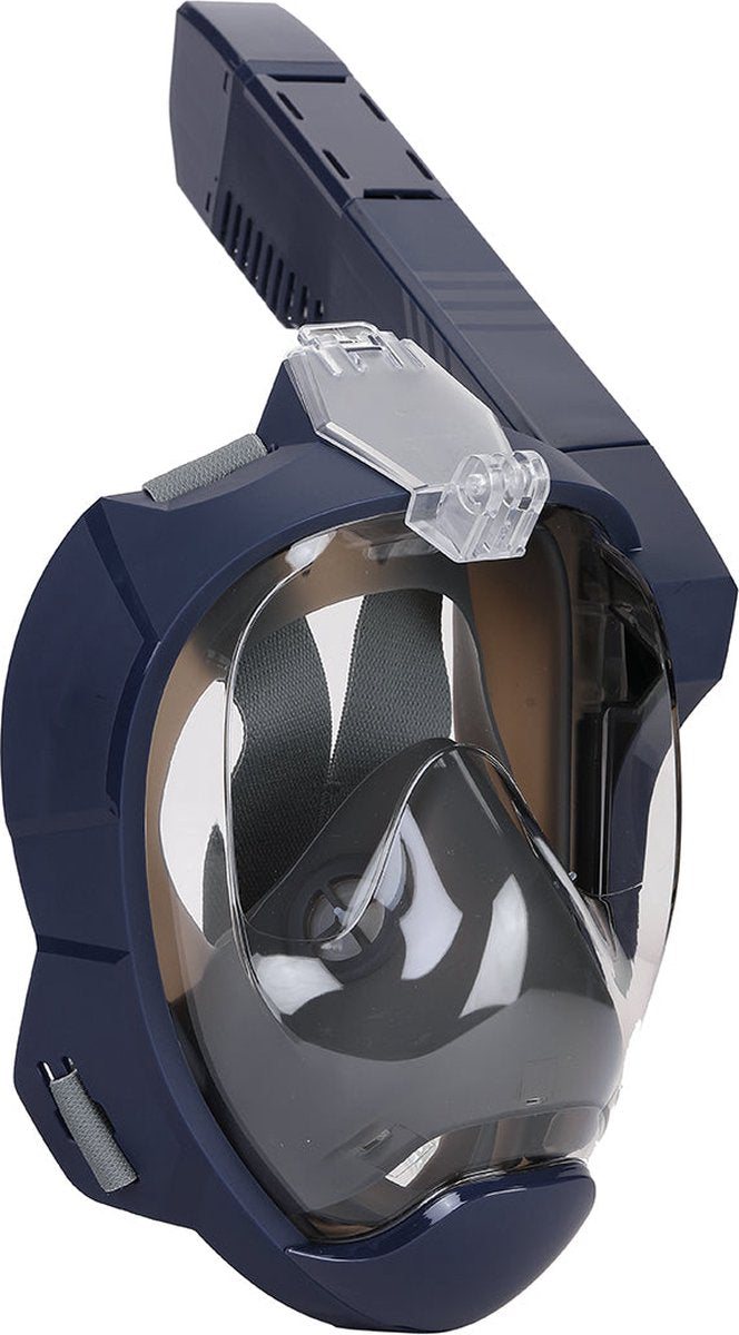 Atlantis poseidon snorkelmasker - snorkel - duikbril - snorkelset - full face masker - volwassenen - blauw - s m