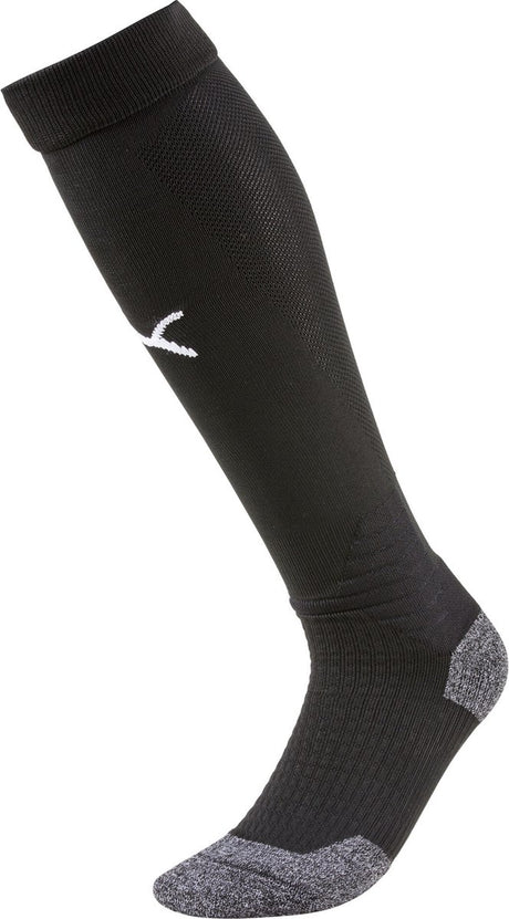 Puma team liga socks heren sportsokken - black- white 39-42