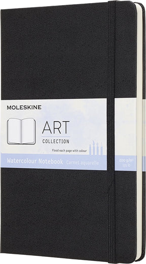 Moleskine art aquarel album - large - hardcover - zwart