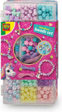 Ses creative unicorn sieraden maken - kralenset met 4 bedels - voor meisjes vanaf 3 jaar - schoencadeautjes sinterklaas