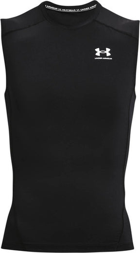 Under armour ua hg armour comp sl-blk heren sportshirt - zwart - wit xxl