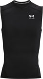 Under armour ua hg armour comp sl-blk heren sportshirt - zwart - wit xxl
