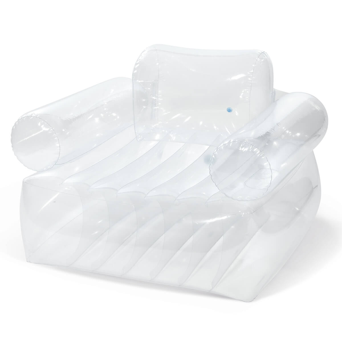 Sillón inflable Intex transparente