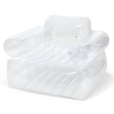 Sillón inflable Intex transparente