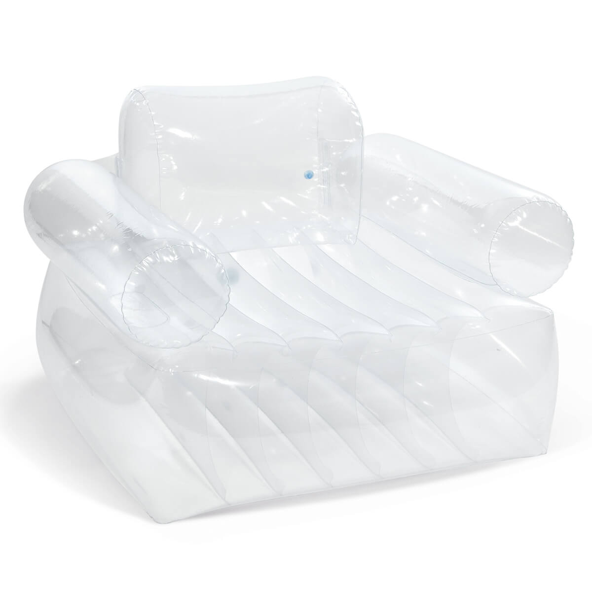 Sillón inflable Intex transparente