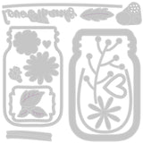 Sizzix • thinlits die set jar of flowers