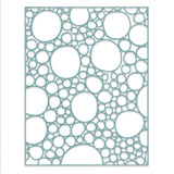Sizzix • tim holtz thinlits die bubbling