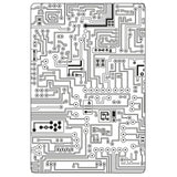 Sizzix • tim holtz multi-level texture fades embossing folder circuit