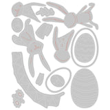 Sizzix • tim holtz thinlits die set bunny games 15pcs