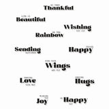 Sizzix • clear stamps set good vibes nr4 12pieces