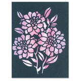 Sizzix • thinlits die set negative florals