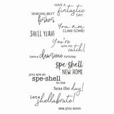 Sizzix • clear stamp set seas the day 11pcs