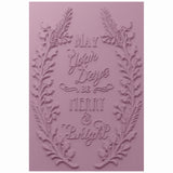 Sizzix • 3d textured impressions embossing folder merry bright