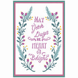 Sizzix • layered stencils a6 merry bright 4pcs