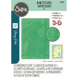 Sizzix • cosmopolitan 3d textured impressions embossing folder down the line