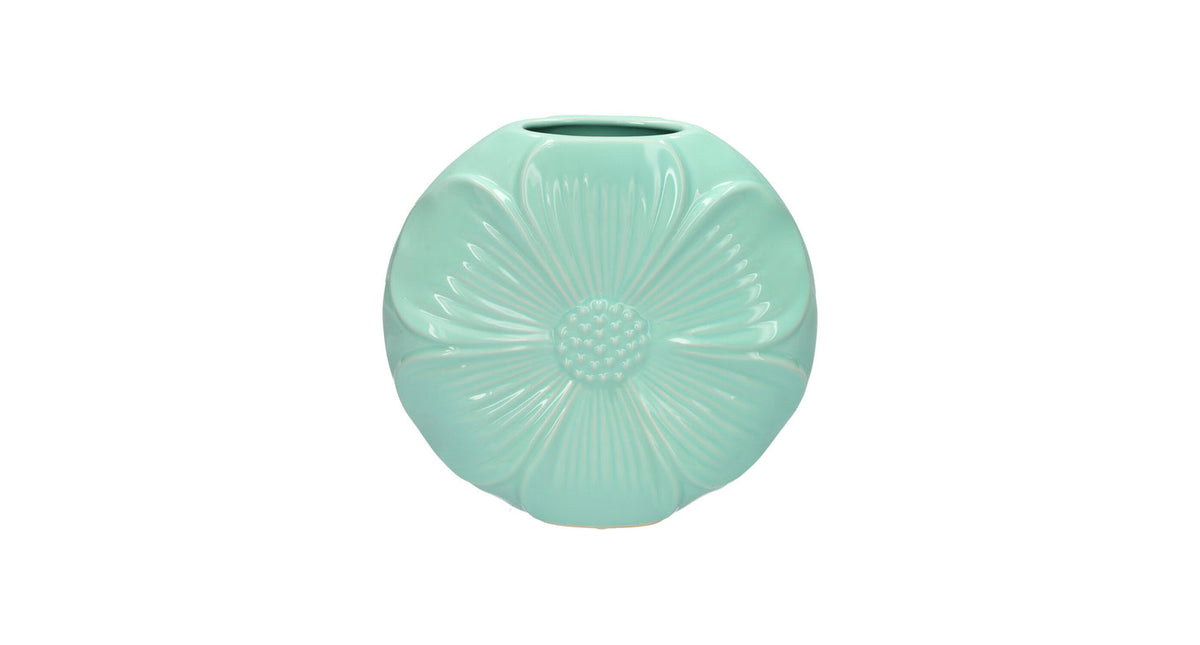 Vase petal 30x9.5x29 l.blue