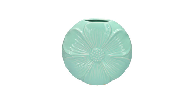 Vase petal 30x9.5x29 l.blue