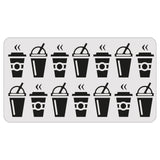Sizzix • vault embossing folder with thinlits die set fresh brewed by tim holtz 12pcs
