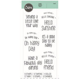 Sizzix • clear stamps set 12pcs sending a little love