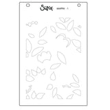Sizzix • layered stencils a6 happy garden nr.2 by catherine pooler 4pcs