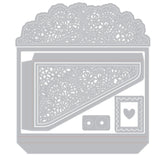 Sizzix • thinlits die set laced folio by 49 and market 10pcs
