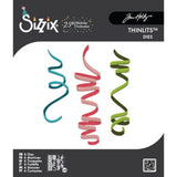 Sizzix • thinlits die set 6pcs celebration streamers by tim holtz