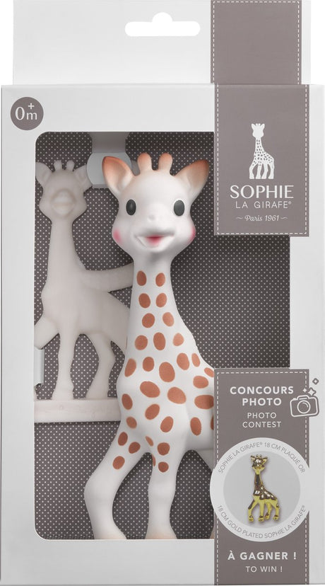 Sophie la girafe sophie de giraf award set - bijtspeelgoed - bijtring - baby speelgoed - 100% natuurlijk rubber - bpa- pvc-vrij - 2 stuks