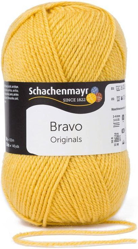 Schachenmayr bravo wol - 50 gram - geel